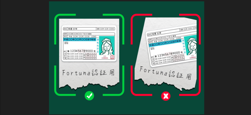 FORTUNAカジノ　必要書類